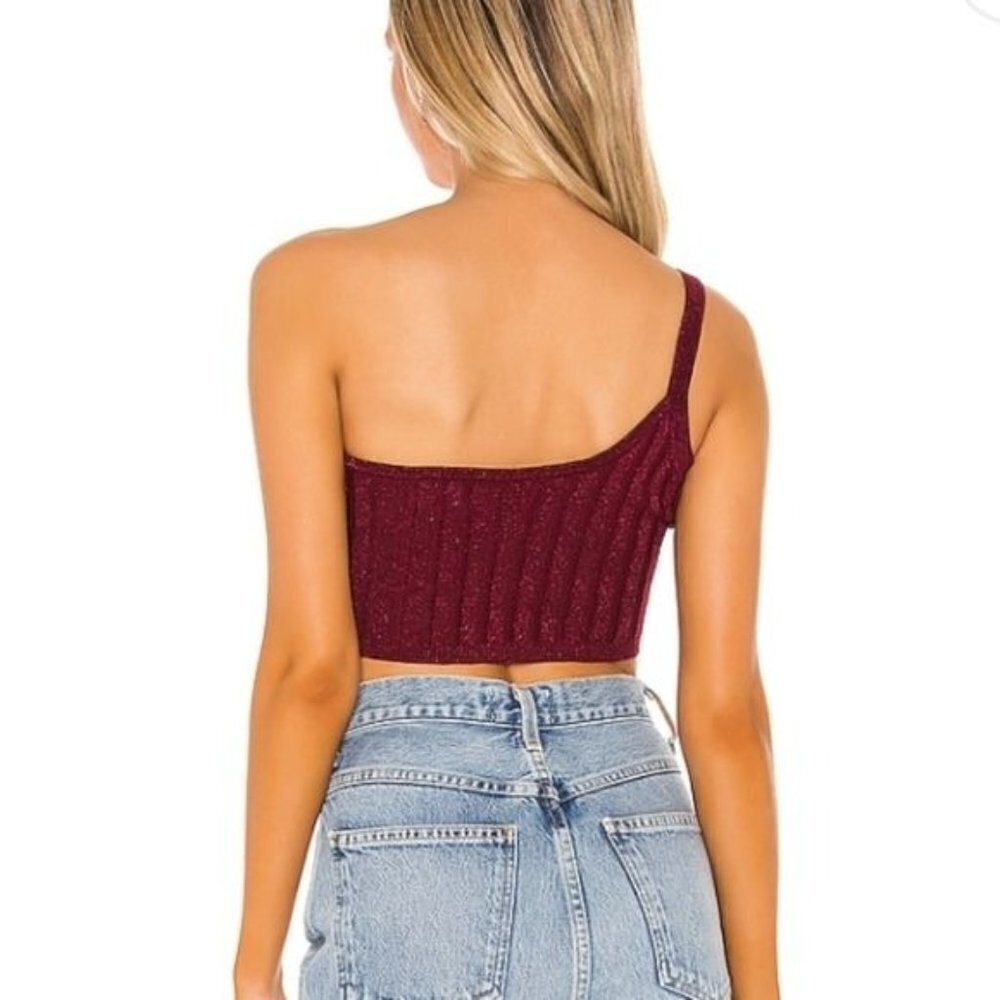 New Revolve Superdown Ribbed Iris One Shoulder Cr… - image 3